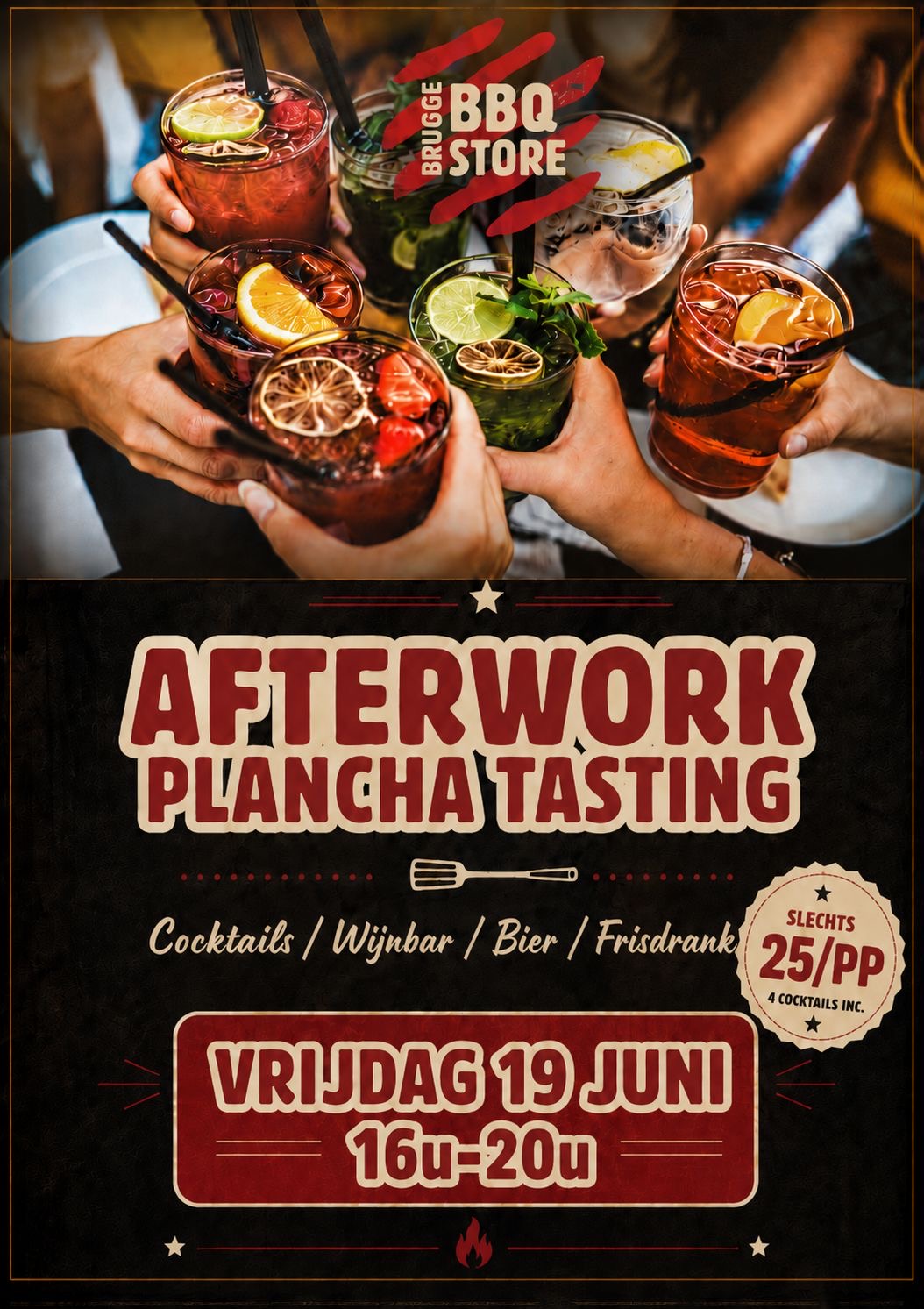 Demo Cocktails | 19 juni | Tiger Fire plancha