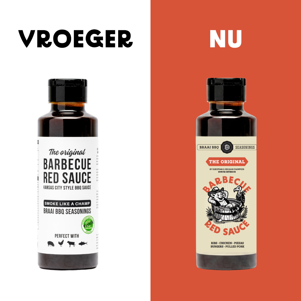 BRAAI BBQ Red Sauce #1 allround BBQ saus van Europa