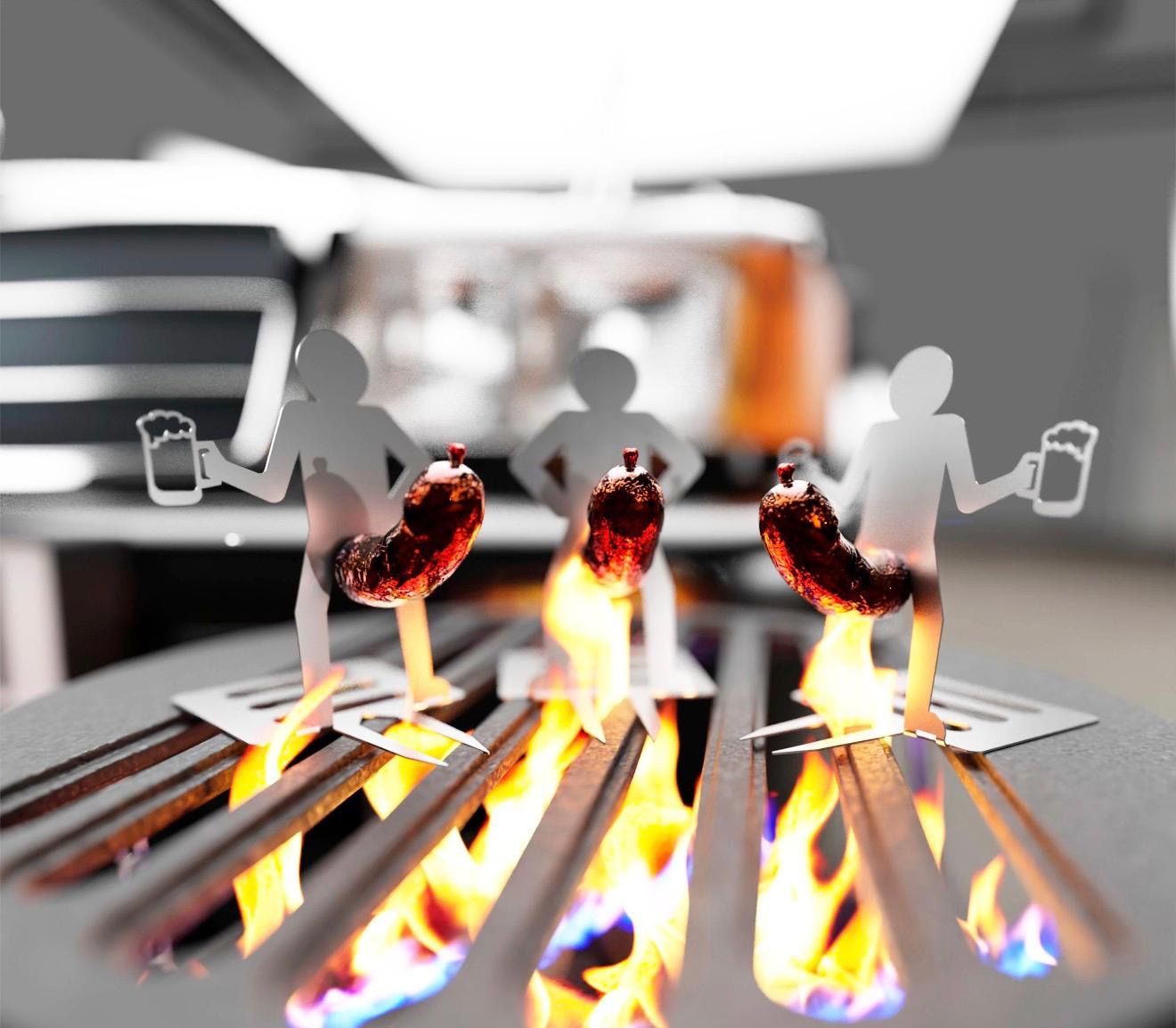 Kamado Specials | Hot dog houder 2 bieren