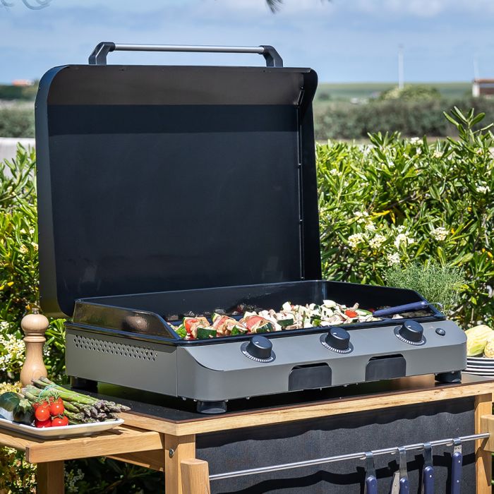 Eno Plancha fusion 75 cargo grijs gas