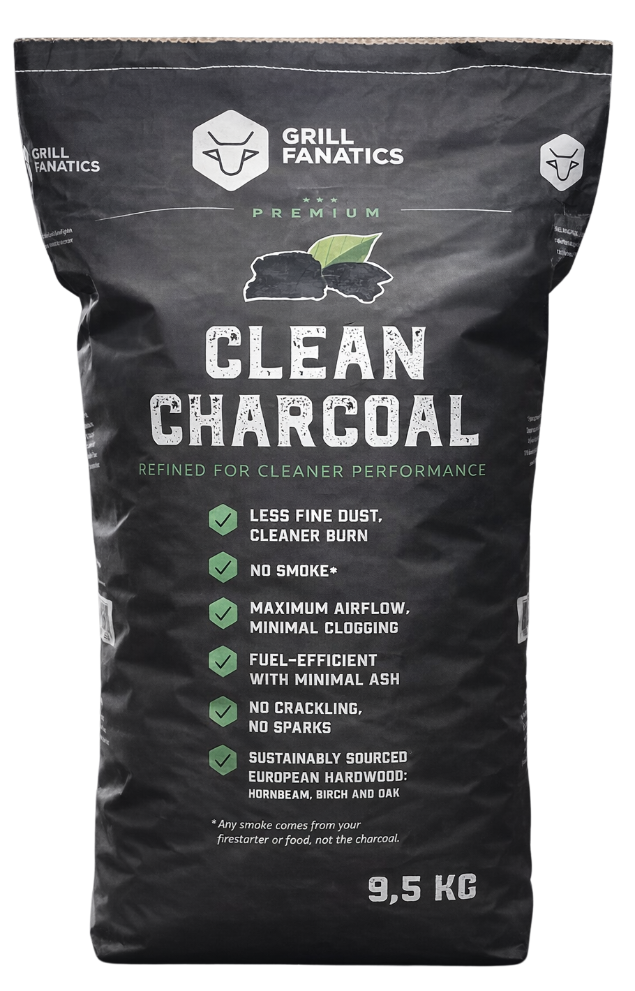 Grill Fanatics - Clean Charcoal 9.5kg