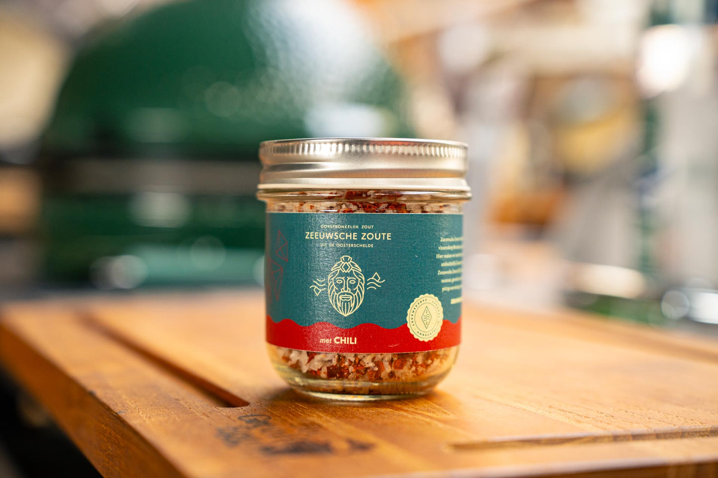 Zeeuwsche Zoute glazen pot CHILI