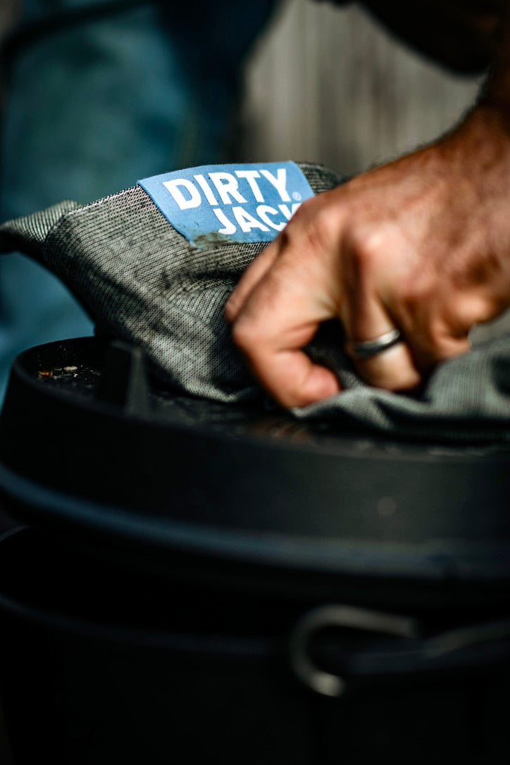 Dirty Jack Kookdoek | Charcoal Blauw