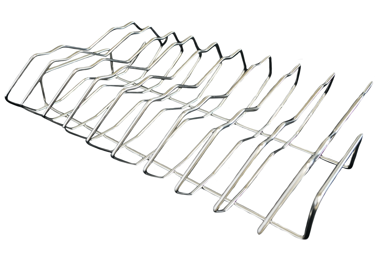 Primo groot ribbetjes rek stainless steel (9) Oval XL