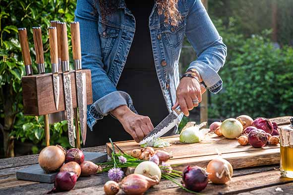 Forged Chefmes 16 cm olive