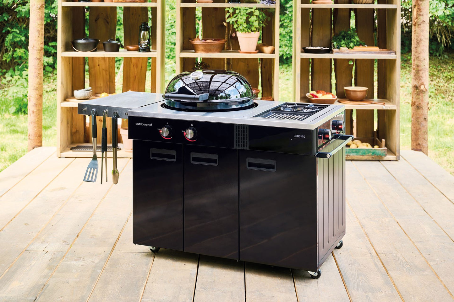 Outdoorchef - LUGANO - Gas BBQ met dubbele ringbranders