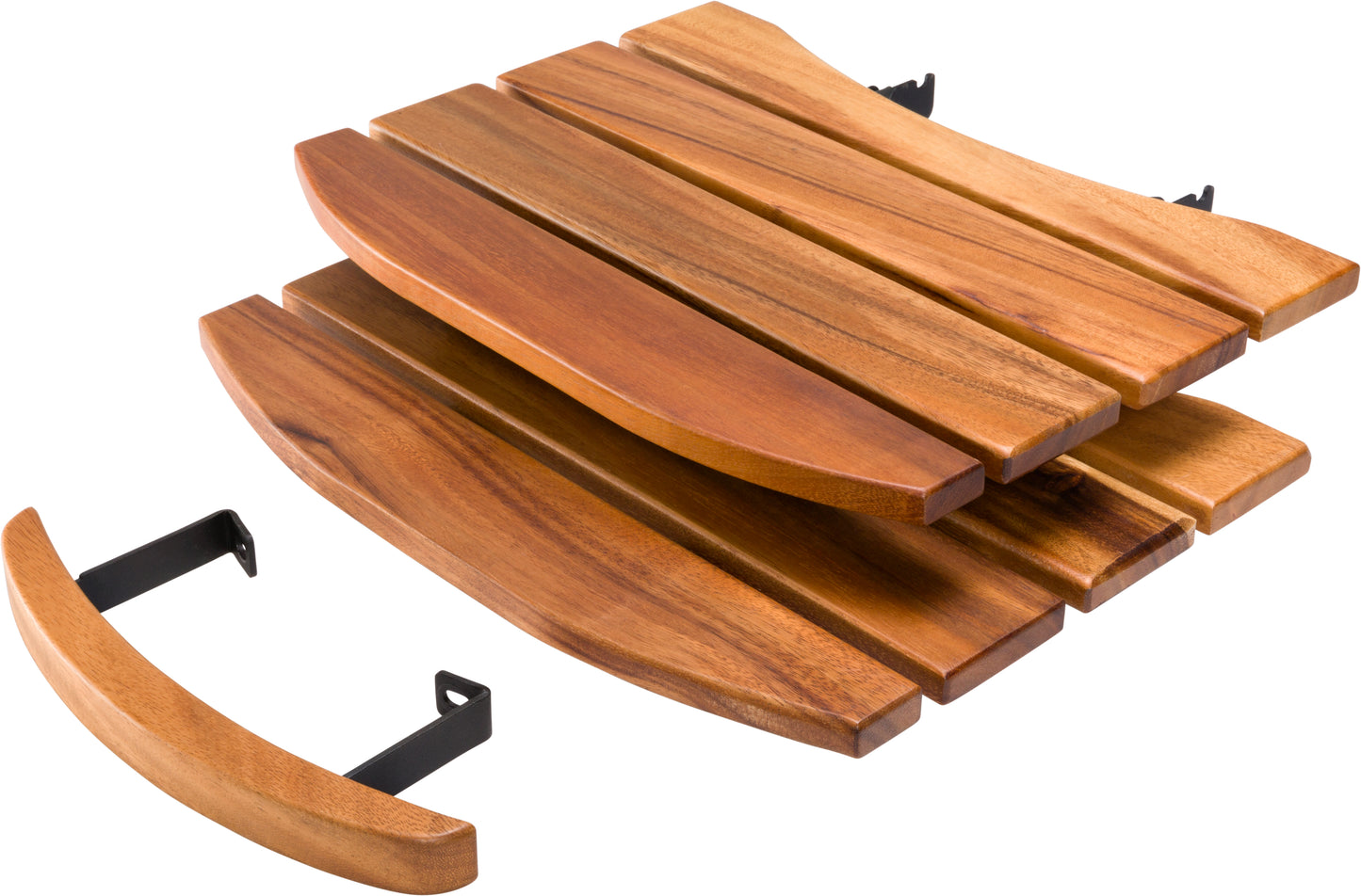 Keij kamado walnoot houten zijtafels en handvat - 21/23 inch