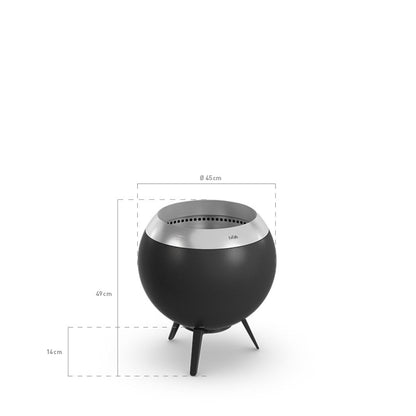 Höfats MOON 45 vuurkorf met lage voet