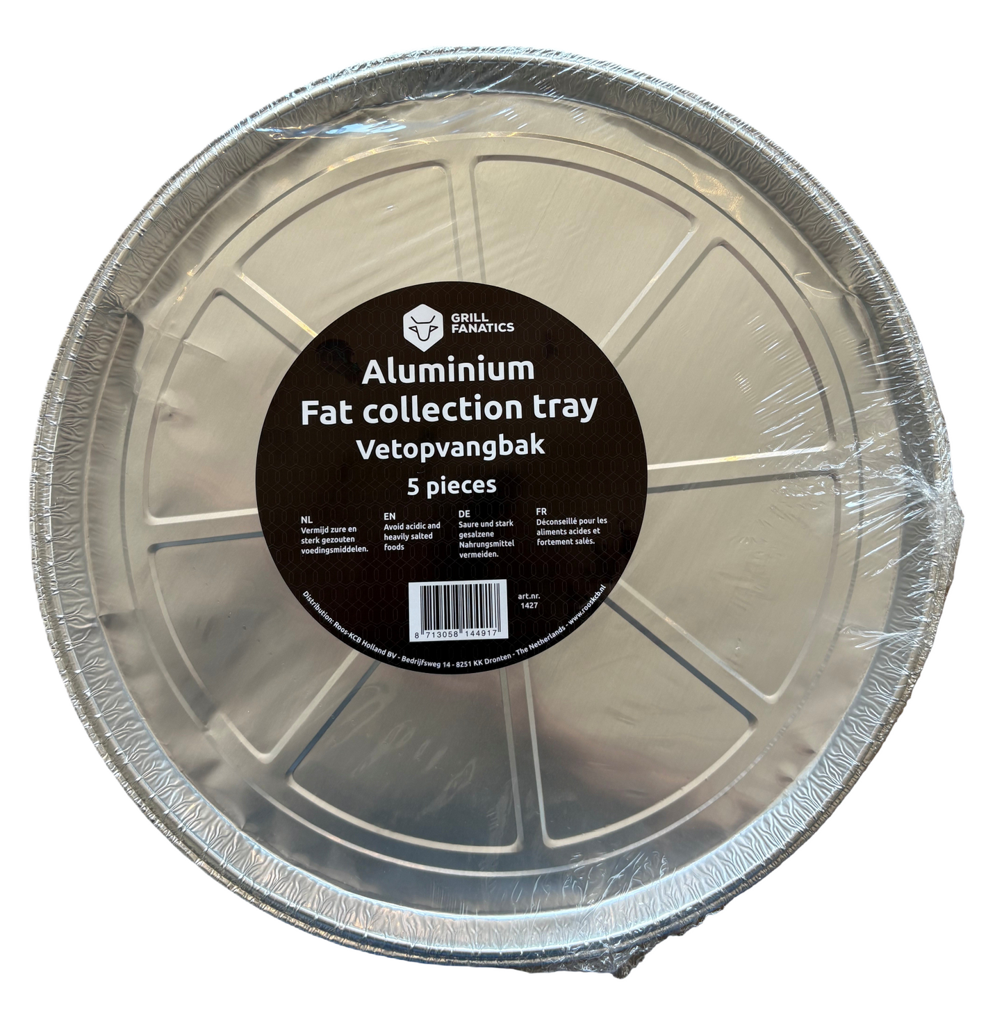 Grill Fanatics - Aluminium vetopvangbak 5stuks