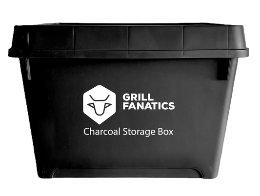 Grill Fanatics  charcoal storage box
