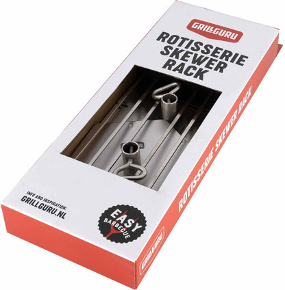 GRILL GURU - Rotisserie spier rek Large