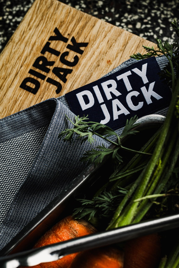 Dirty Jack Kookdoek | Charcoal - Zwart