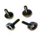 Set van 4 stelvoeten voor de sokkel