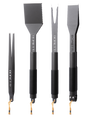 Boretti 4-delige grillset (tang, spatel, vork, pincet)