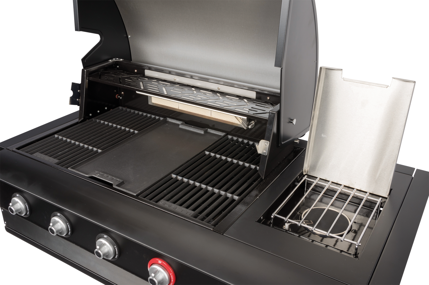 Boretti Ibrido Top hybridebarbecue - inbouw