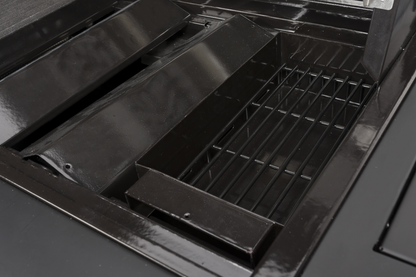 Boretti Ibrido Top hybridebarbecue - inbouw