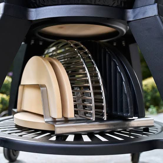 Kamado Specials - RVS Roosterrek Tafelmodel voor pizzasteen 38cm