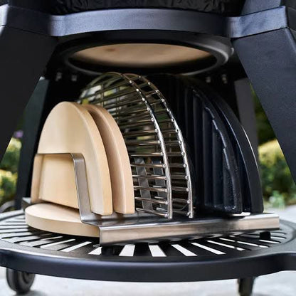 Kamado Specials - RVS Roosterrek Tafelmodel voor pizzasteen 38cm
