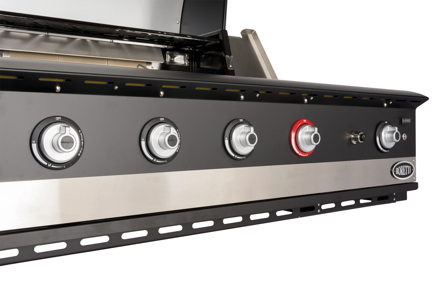 Boretti Ibrido Top hybridebarbecue - inbouw