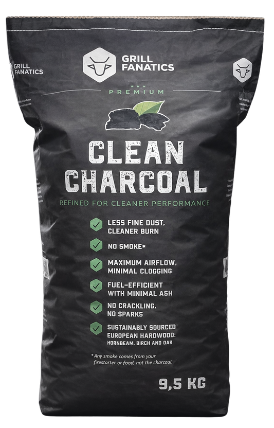 Grill Fanatics - Clean Charcoal 9.5kg
