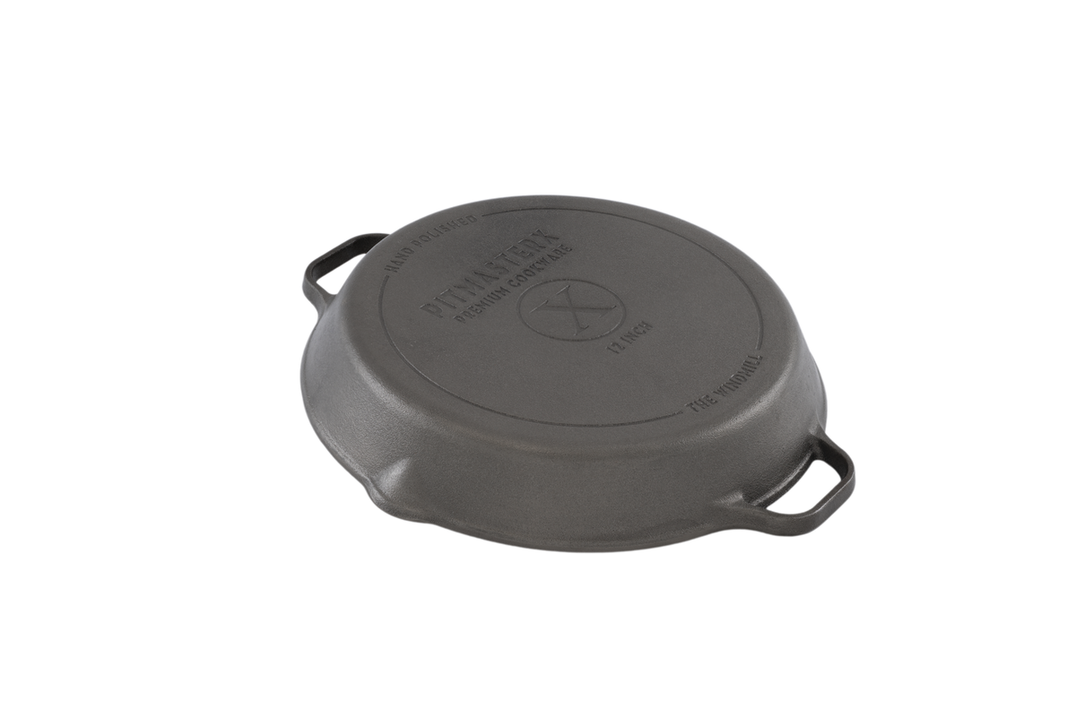 TWM - Skillet Pitmaster met 2 handvaten polished