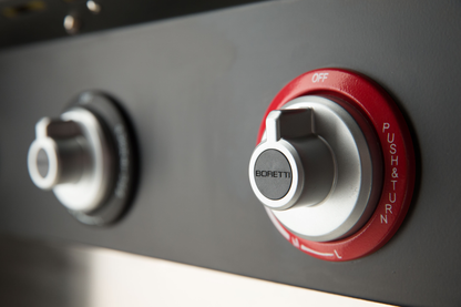 Boretti Ibrido Top hybridebarbecue - inbouw