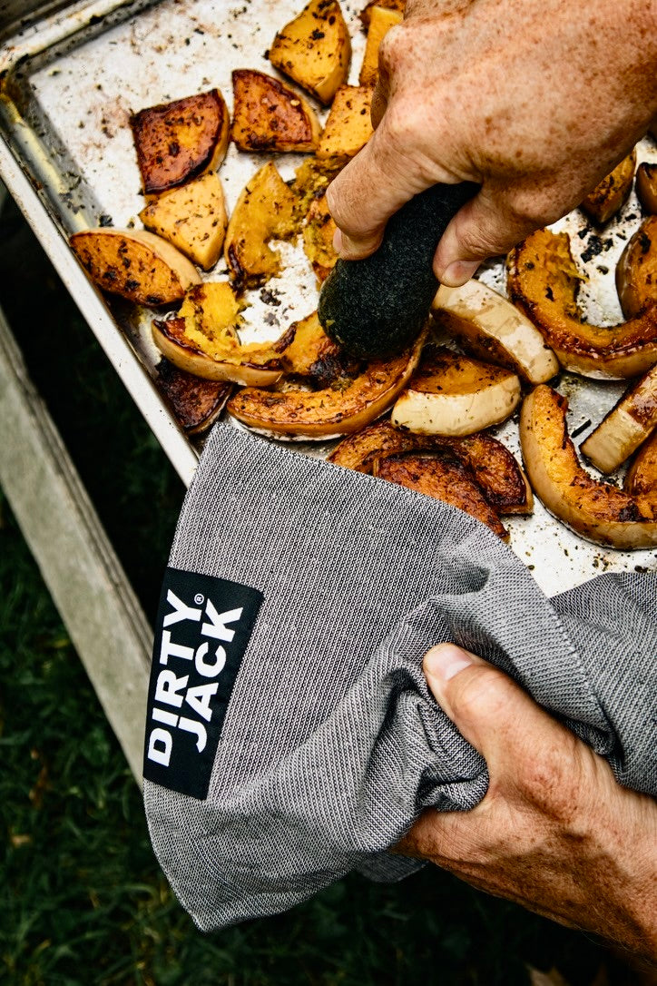 Dirty Jack Kookdoek | Charcoal - Zwart