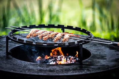 Forged Churrasco Olive Vorkspies 70cm