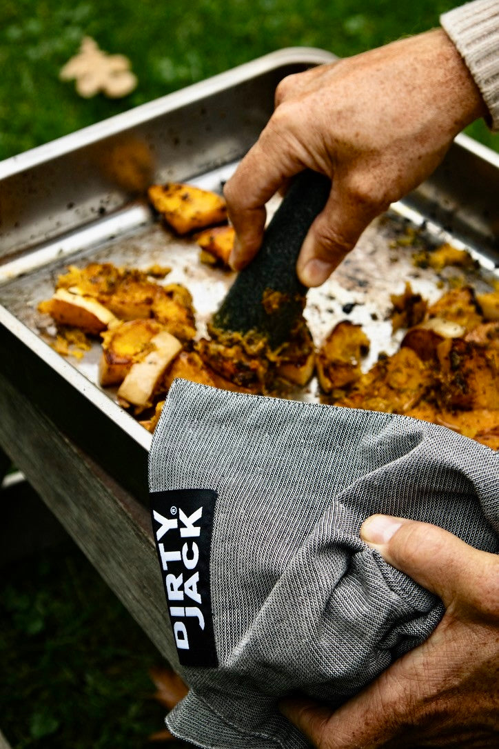 Dirty Jack Kookdoek | Charcoal - Zwart