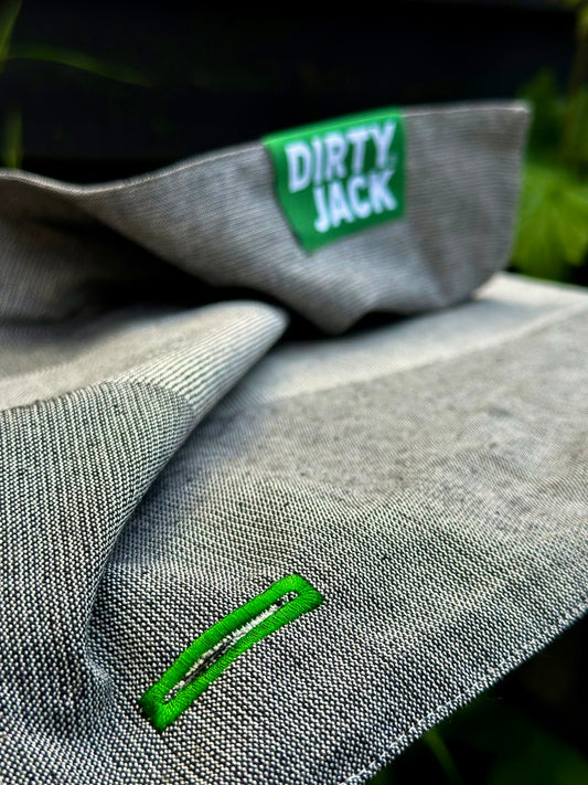 Dirty Jack Kookdoek | Charcoal - Groen