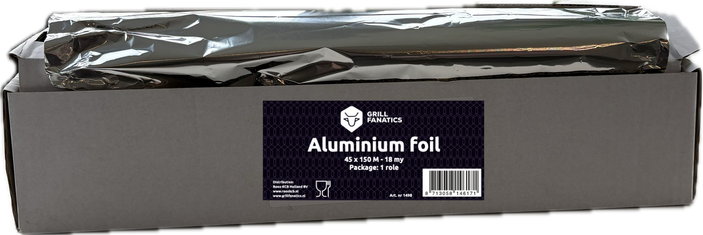 Grill Fanatics Aluminium rol 45 x 150m 18my
