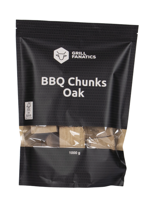 Grill Fanatics BBQ Chunks Oak 1kg