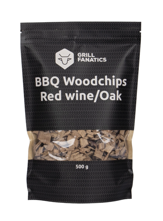 BBQ Woodchips Rode wijn/Eik Grill Fanatics 500gr