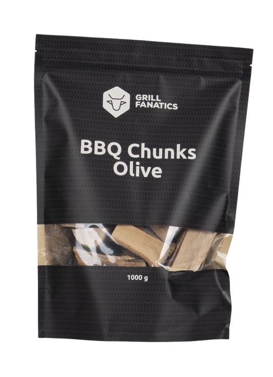 Grill Fanatics BBQ Chunks Olive 1kg