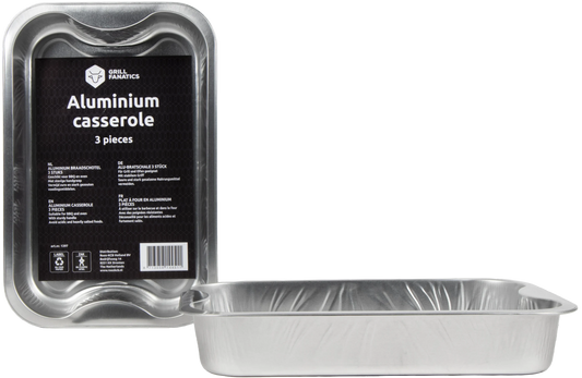 Grill Fanatics - Aluminium Braadschotel 3 stuks