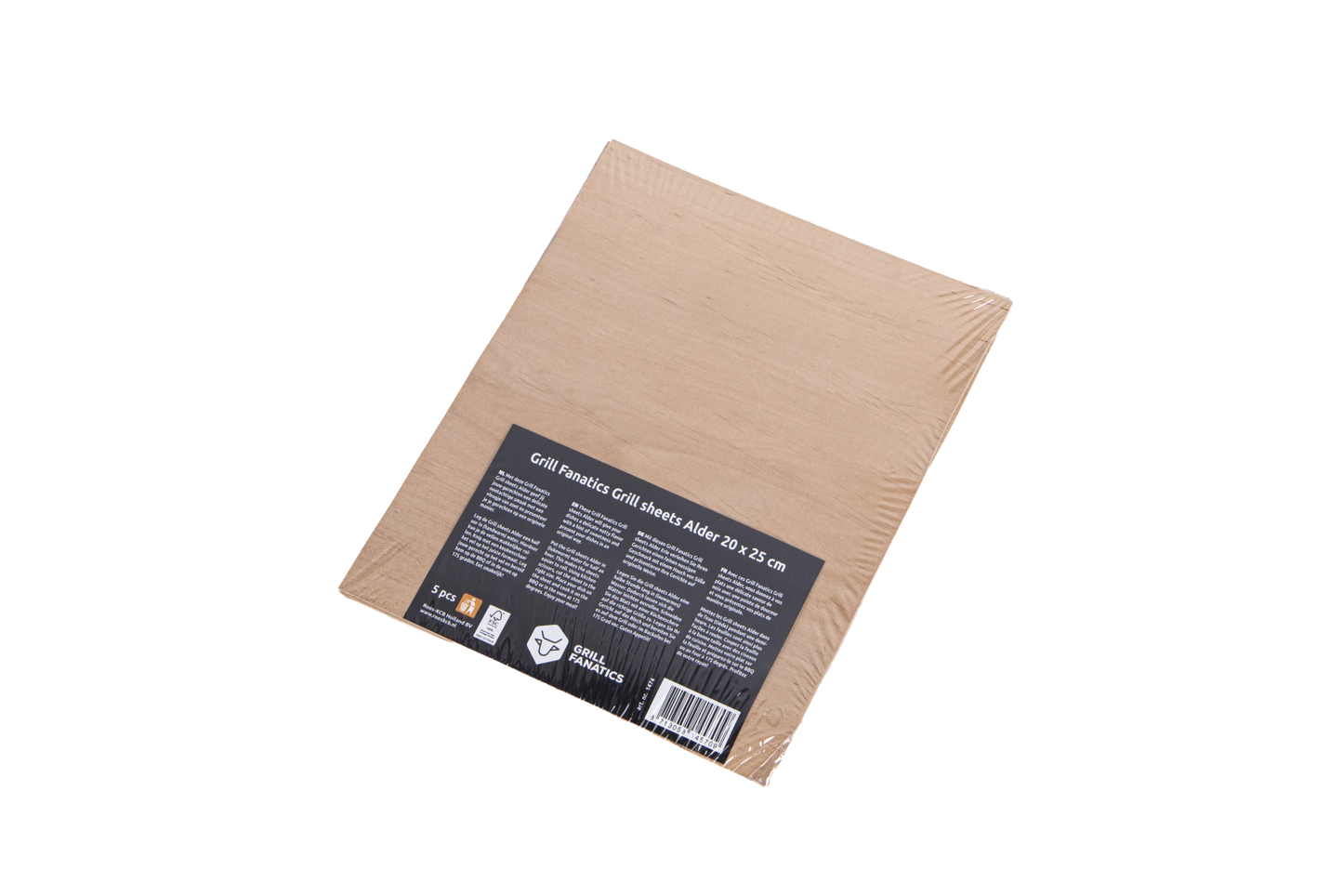 Grill Fanatics - Grill sheet Alder 20x25cm 5pcs
