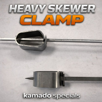 Kamado Specials | Heavy Duty klem voor kebabspies set van 10