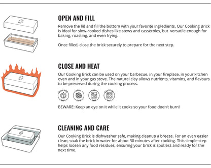 Bricknic - Cooking Brick Natural