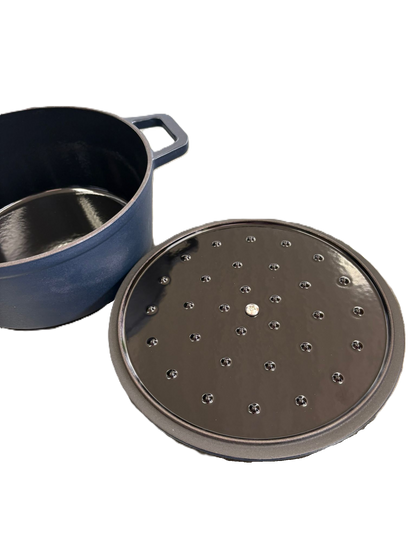 Keij Dutch Oven 24cm - 3.5l Blue Enamel