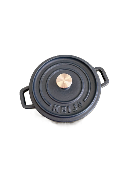 Keij Dutch Oven 14cm - 0.5l Blue Enamel