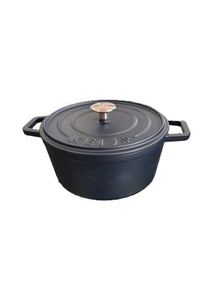 Keij Dutch Oven 24cm - 3.5l Blue Enamel