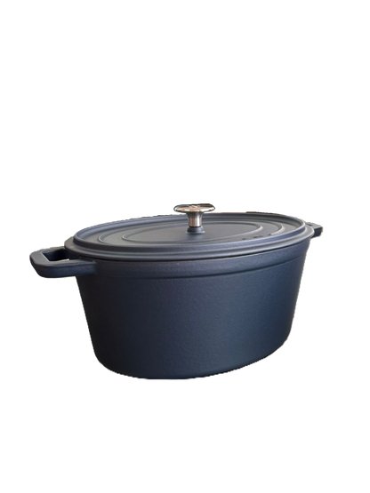 Keij Dutch Oven 30cm - 6l Blue Enamel