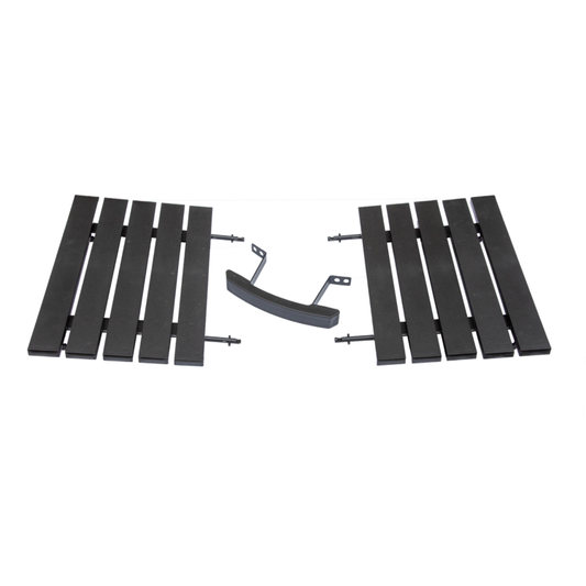 Outr kamado set zijtafels + handgreep zwart