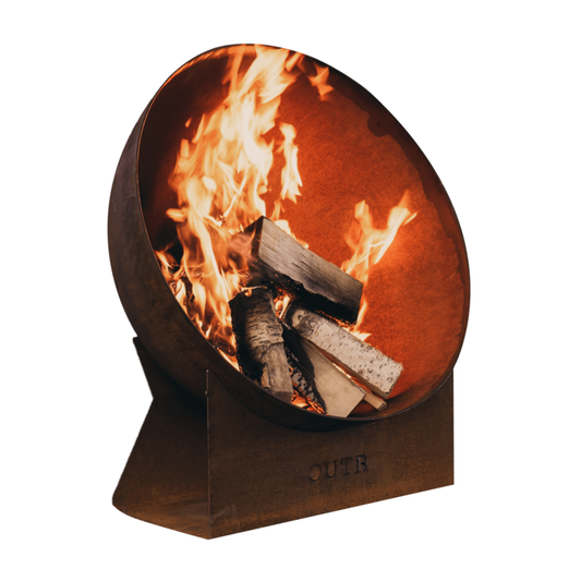 Bowl fire scale op sokkel
