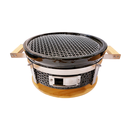 Braza tafelgrill rond zwart