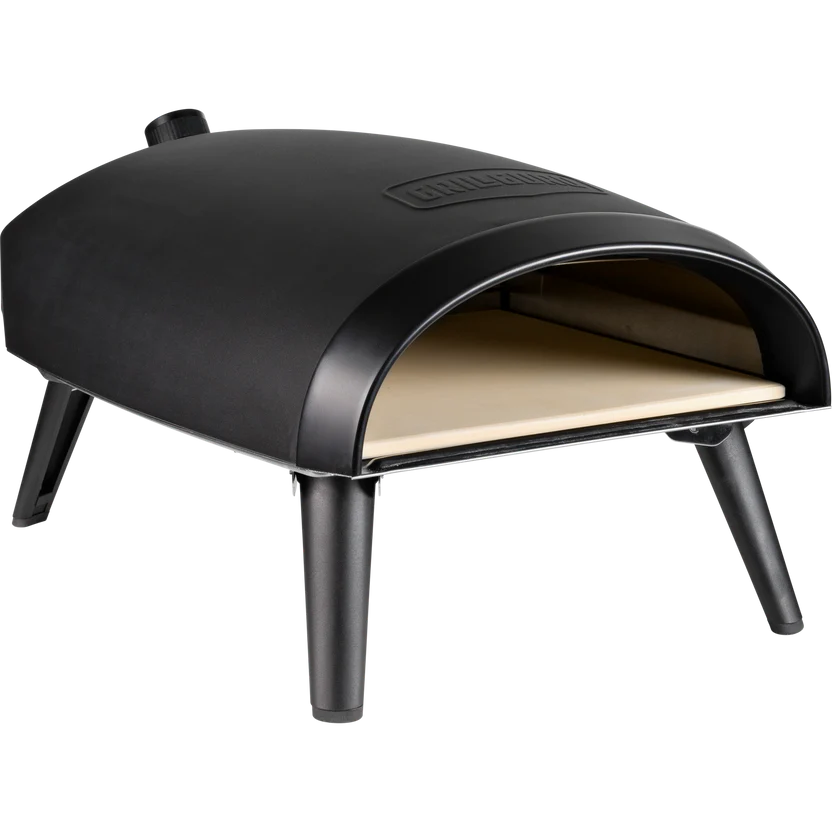 Grill Guru Gas Pizza Oven Zwart