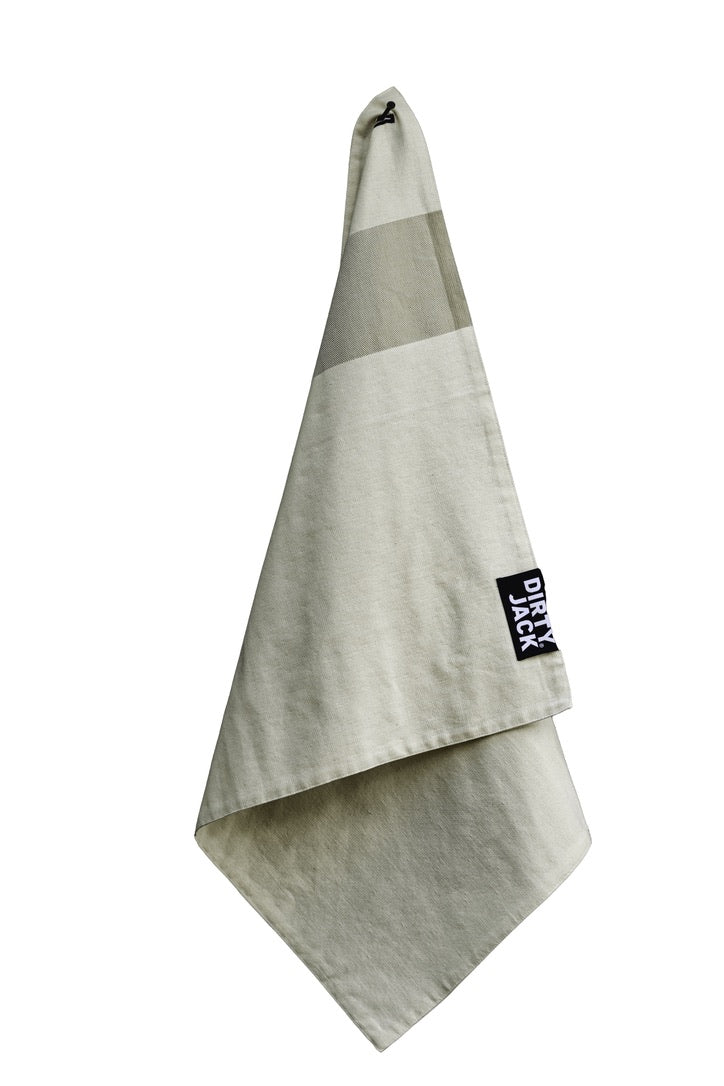 Dirty Jack Kookdoek | Sandstone/Chocolate - Zwart