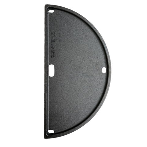 Keij Kamado gietijzeren grillplaat half rond - large - 46,5cm
