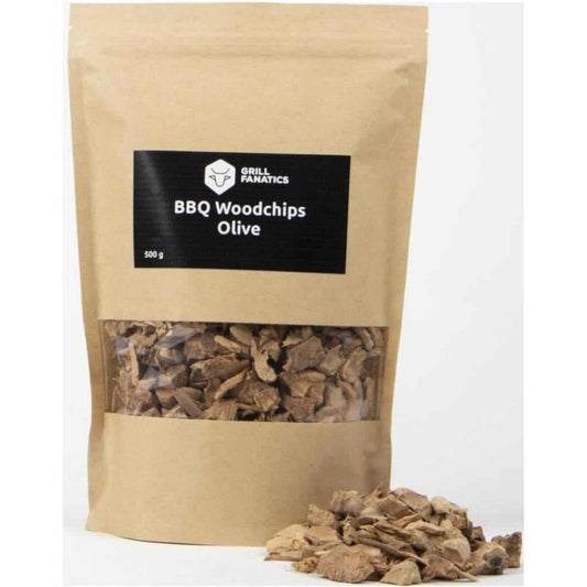 BBQ Woodchips Olijf Grill Fanatics 500gr