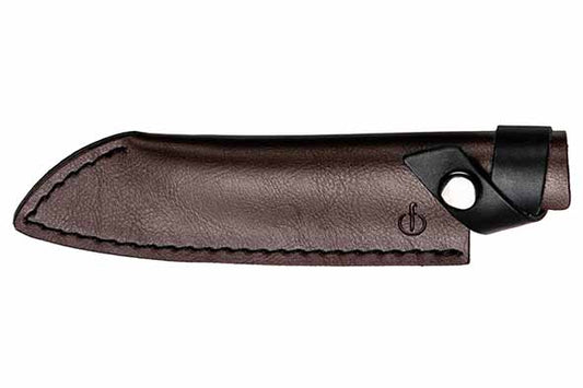 Forged Leather hoes voor santokumes 14cm